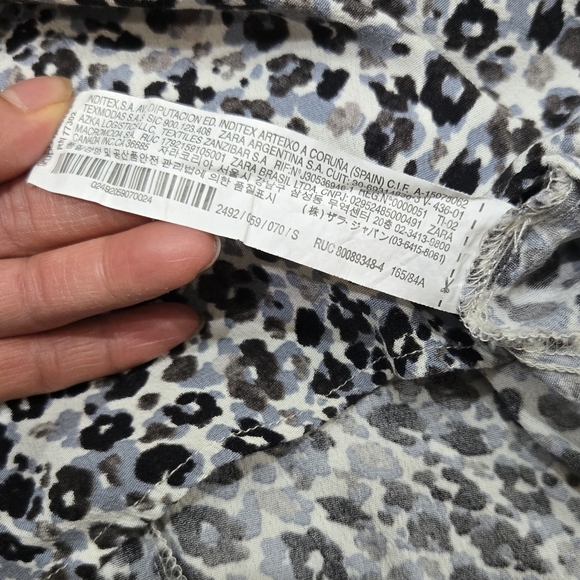 Zara Floral Flowy Mini Dress Super Cute!! S - Picture 7 of 7